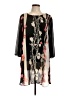 Alfani Graphic Stripes Tropical Black Cocktail Dress Size L - photo 1