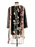 Alfani Graphic Stripes Tropical Black Cocktail Dress Size L - photo 2