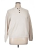 Oscar De La Renta 100% Cotton Ivory Pullover Sweater Size XL - photo 1