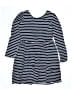 Lands' End 100% Cotton Stripes Blue Dress Size 14 - 16 Plus - photo 2