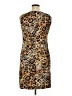Connected Apparel Animal Print Brown Cocktail Dress Size 14 - photo 2