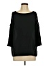 Mossimo 100% Polyester Black 3/4 Sleeve Top Size L - photo 1