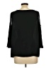 Mossimo 100% Polyester Black 3/4 Sleeve Top Size L - photo 2