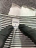 Old Navy Stripes Gray Casual Dress Size M - photo 4