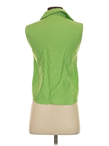 MNG Sleeveless Button-Down Shirt (view 2)