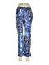 Peace of Cloth Print Blue Casual Pants Size 6 - photo 1