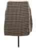 Old Navy 100% Polyester Plaid Brown Casual Skirt Size L - photo 1