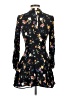 Forever 21 100% Polyester Floral Black Casual Dress Size S - photo 2