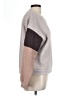 American Eagle Outfitters 100% Polyester Color Block Gray Pullover Sweater Size L - photo 4