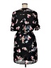 DR2 100% Polyester Floral Black Casual Dress Size XL - photo 2