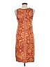 Peruvian Connection Paisley Orange Casual Dress Size M - photo 2