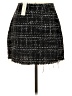 Blue Rain 100% Polyester Tweed Black Casual Skirt Size S - photo 2