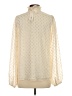 Yumi Kim 100% Polyester Polka Dots Ivory Long Sleeve Blouse Size XS - photo 2
