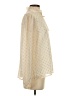Yumi Kim 100% Polyester Polka Dots Ivory Long Sleeve Blouse Size XS - photo 4