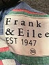 Frank & Eileen 100% Linen Stripes Blue Long Sleeve Button-Down Shirt Size XS - photo 6