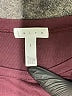 Leith Solid Burgundy Casual Dress Size S - photo 7
