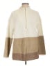 Talbots Color Block Tan Pullover Sweater Size L - photo 1