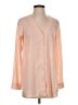 ASOS 100% Polyester Pink Long Sleeve Blouse Size 2 - photo 1