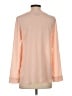 ASOS 100% Polyester Pink Long Sleeve Blouse Size 2 - photo 2