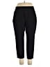 Athleta Solid Black Casual Pants Size 14 (petite) - photo 1