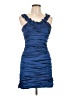 BCBGMAXAZRIA Blue Cocktail Dress Size 10 - photo 1