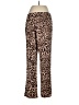 Soma Animal Print Brown Casual Pants Size M - photo 2