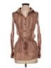 Mine Brown Long Sleeve Blouse Size S - photo 1