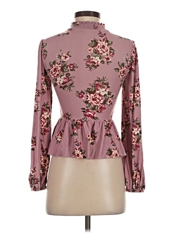 Crave Fame By Almost Famous Long Sleeve Blouse (view 2)