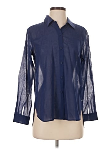 Ines de la Fressange for Uniqlo Long Sleeve Blouse (view 1)
