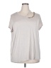 Venus Silver Short Sleeve Top Size 2X - photo 1