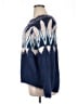 LC Lauren Conrad Chevron-herringbone Blue Pullover Sweater Size XL - photo 5