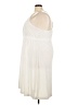Torrid 100% Polyester Solid Ivory Casual Dress Size 3X Plus (3) - photo 5