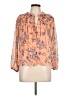 Socialite Orange 3/4 Sleeve Blouse Size L - photo 1