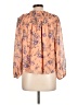 Socialite Orange 3/4 Sleeve Blouse Size L - photo 2