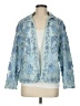 Coldwater Creek 100% Nylon Paisley Blue Blazer Size M - photo 1