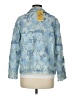 Coldwater Creek 100% Nylon Paisley Blue Blazer Size M - photo 2