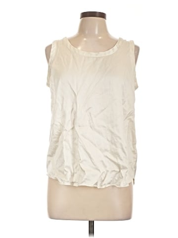 Lafayette 148 New York Sleeveless Silk Top (view 1)