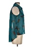 Xhilaration 100% Polyester Teal Sleeveless Blouse Size S - photo 4