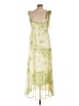 Line & Dot 100% Polyester Tie-dye Green Casual Dress Size L - photo 2