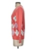 Lilly Pulitzer 100% Cotton Argyle Orange Pullover Sweater Size S - photo 5