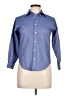 Lands' End Blue Long Sleeve Button-Down Shirt Size 10 - photo 1