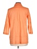 Theory 100% Cotton Orange 3/4 Sleeve Button-Down Shirt Size L - photo 2