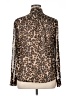 Tommy Hilfiger Animal Print Brown Long Sleeve Blouse Size XL - photo 2