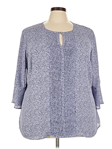 Roz & Ali 3/4 Sleeve Blouse (view 1)