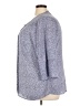 Roz & Ali 100% Polyester Blue 3/4 Sleeve Blouse Size 3X - photo 5