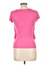 Old Navy 100% Rayon Pink Short Sleeve Top Size L - photo 2
