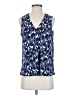 AK Anne Klein Blue Sleeveless Blouse Size S - photo 1