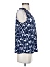 AK Anne Klein Blue Sleeveless Blouse Size S - photo 4