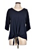 Assorted Brands Blue 3/4 Sleeve T-Shirt Size L - photo 1