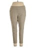 Cj Banks Solid Tan Active Pants Size 16 - photo 1